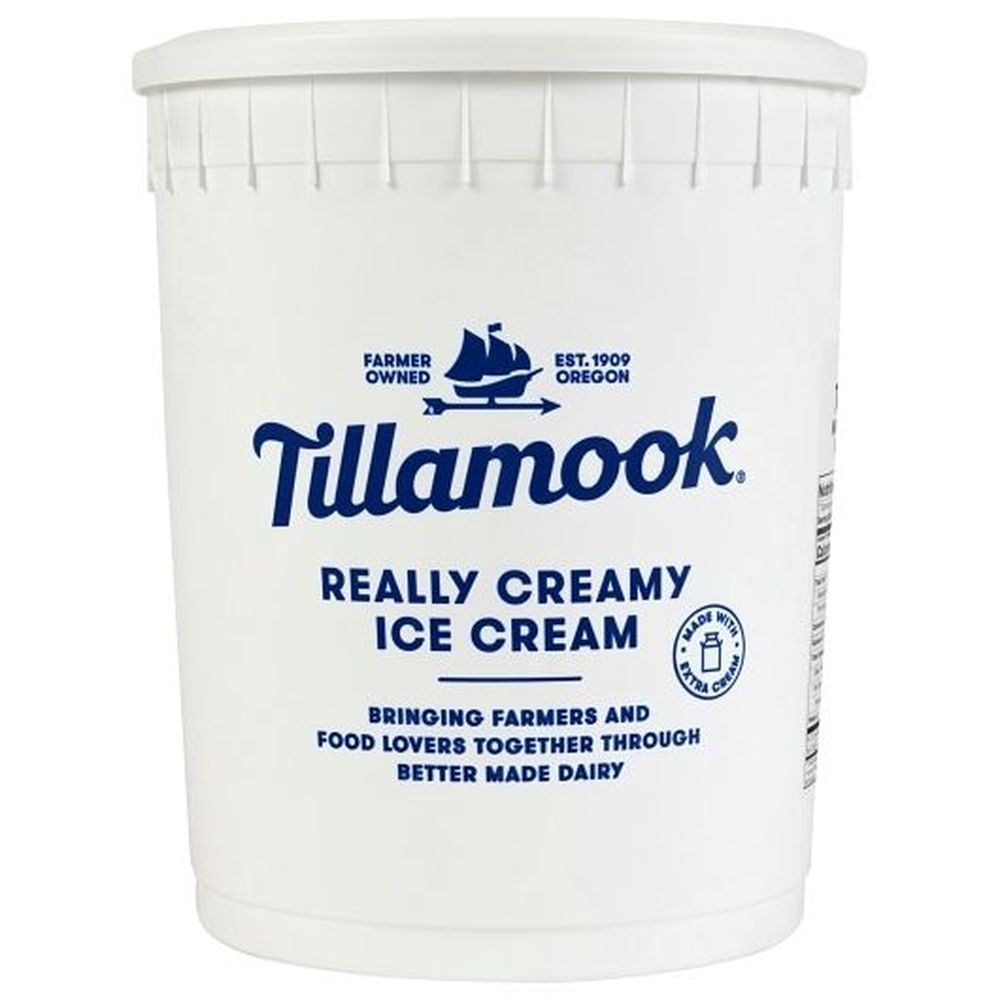 Tillamook Orange and Sweet Cream Ice Cream, 3 Gallon
