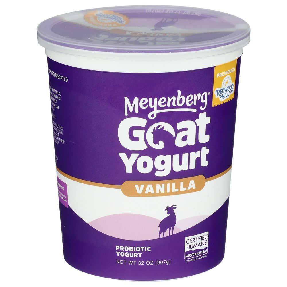 Meyenberg Vanilla Goat Yogurt, 32 Ounce -- 6 Per Case