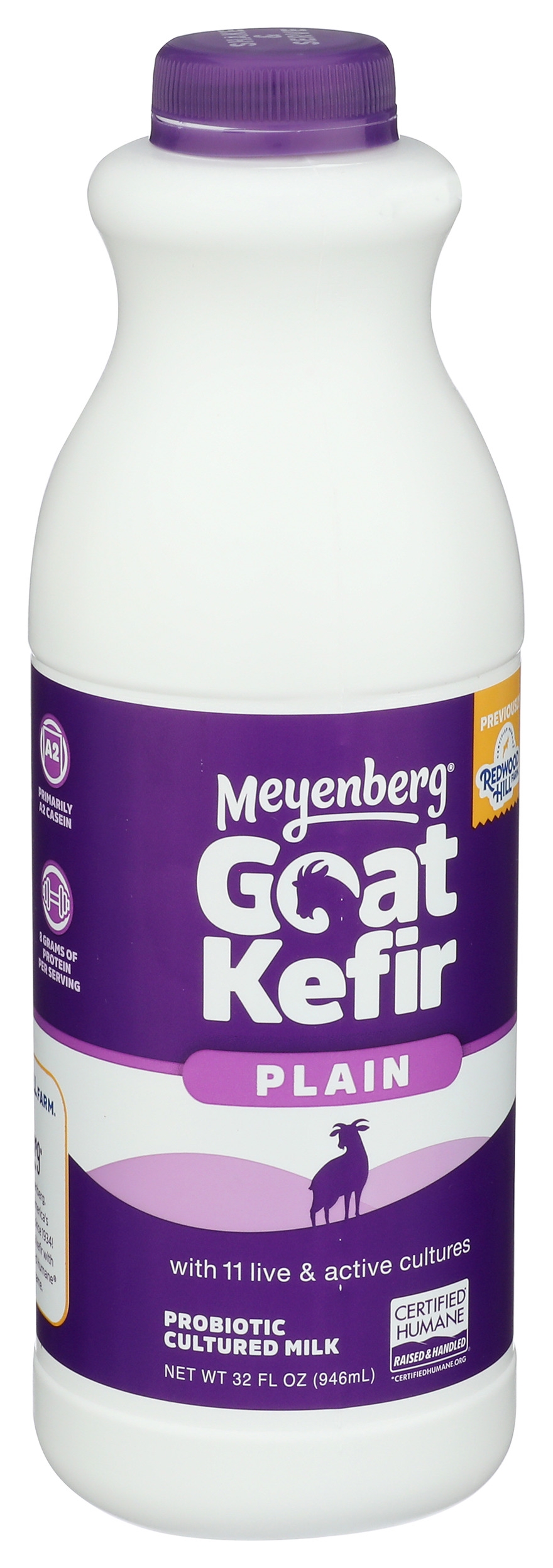 Meyenberg Plain Goat Kefir, 32 Fluid Ounce -- 6 per case