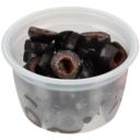 Pearls Black Sliced Ripe Olives, 1.4 Ounce Cup -- 12 per case.