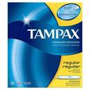 Tampax Regular Unscented Tampon - 20 count per pack -- 24 packs per case