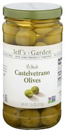 Jeffs Natural Whole Castelvetrano Olives, 7.5 Ounce -- 6 per case.