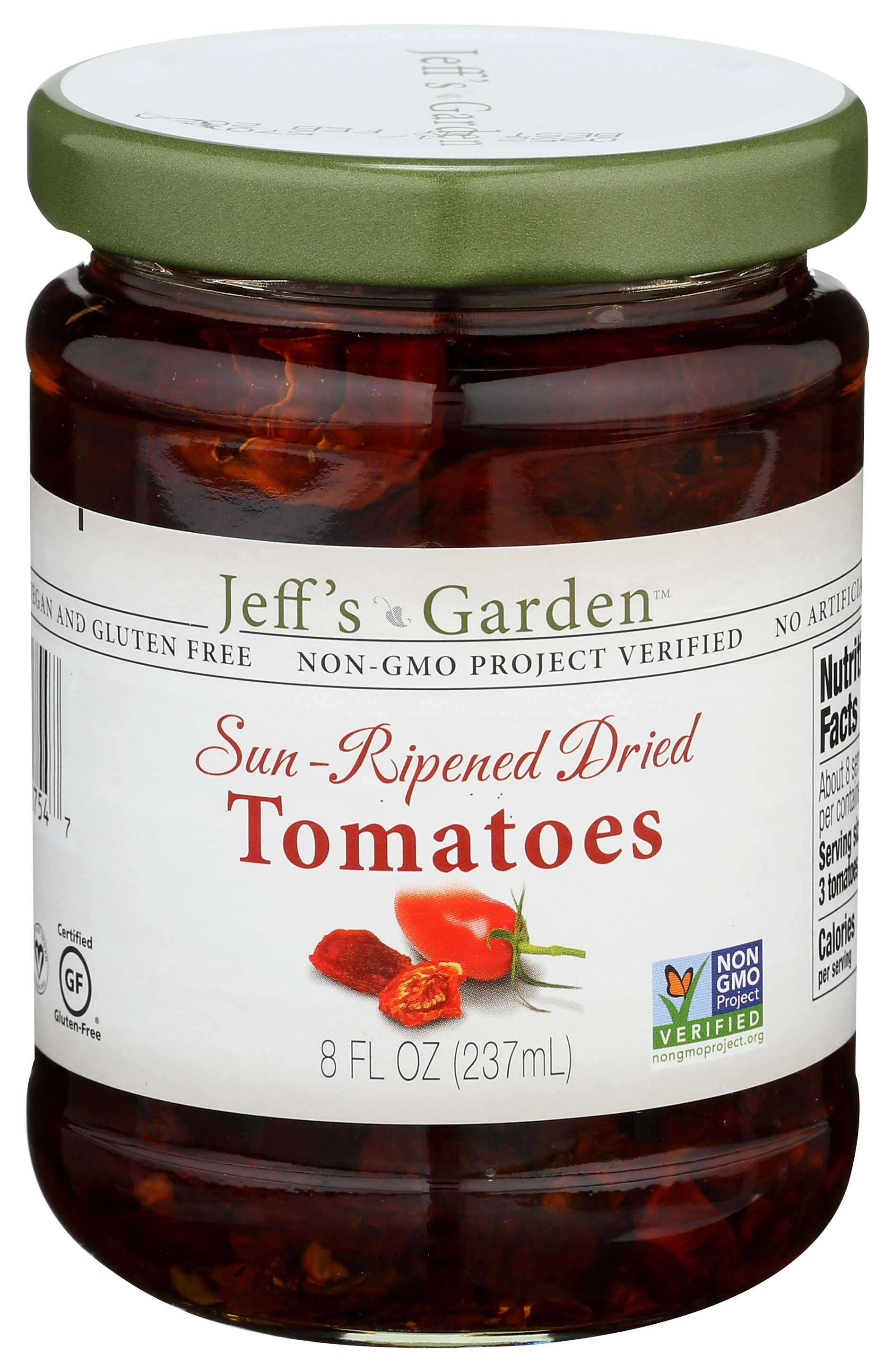 Jeff's Natural Sun Ripened Dried Tomatoes, 8 Ounce -- 6 Per Case