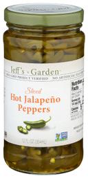 Jeffs Naturals Sliced Hot Jalapeno Pepper, 12 Fluid Ounce -- 6 per case