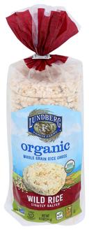 Lundberg Family Farms Organic Lightly Salted Wild Rice Cake, 8.5 Ounce -- 6 per case