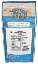 Lundberg Farms Organic Eco Farmed White Arborio Rice , 25 pound