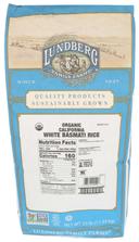 Lundberg Farms Organic White California Basmati Rice , 25 pound