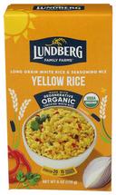 Lundberg Organic Whole Grain Yellow Rice, 6 Ounce -- 6 per case.