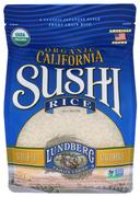 Lundberg Family Farms Organic California White Sushi Rice, 4 Pound -- 6 per case