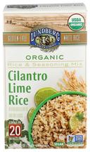 Lundberg Organic Cilantro Lime Rice and Seasoning Mix, 5.5 Ounce -- 6 per case