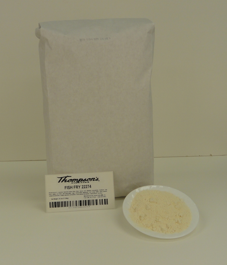 Thompson's Seasoned Fish Fry Breader, 25 Pound