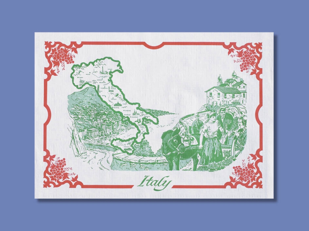 Smith Lee Italy Straight Edge Placemat, 9.5 X 13.5 Inch -- 1000 Per Case