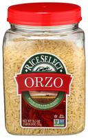 Rice Select Orzo Traditional Plain Pasta, 26.5 Ounce -- 4 per case.