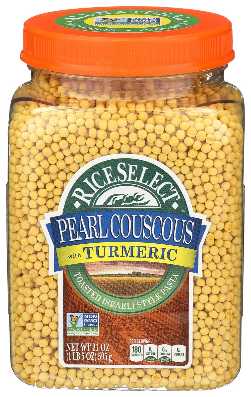 Rice Select Pearl Couscous with Turmeric, 21 Ounce -- 4 per case