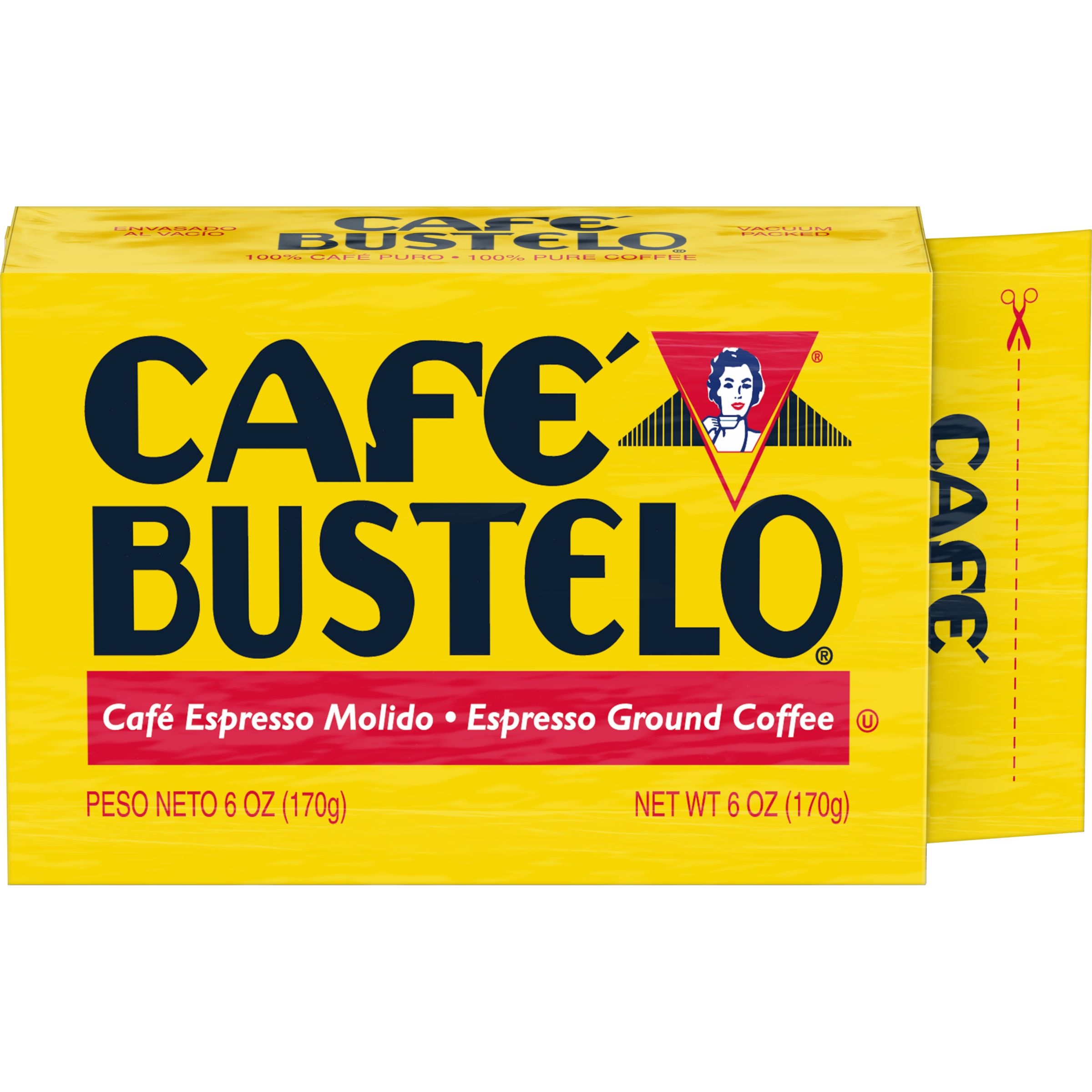 Cafe Bustelo Espresso Ground Coffee, 6 Ounce -- 12 per case.