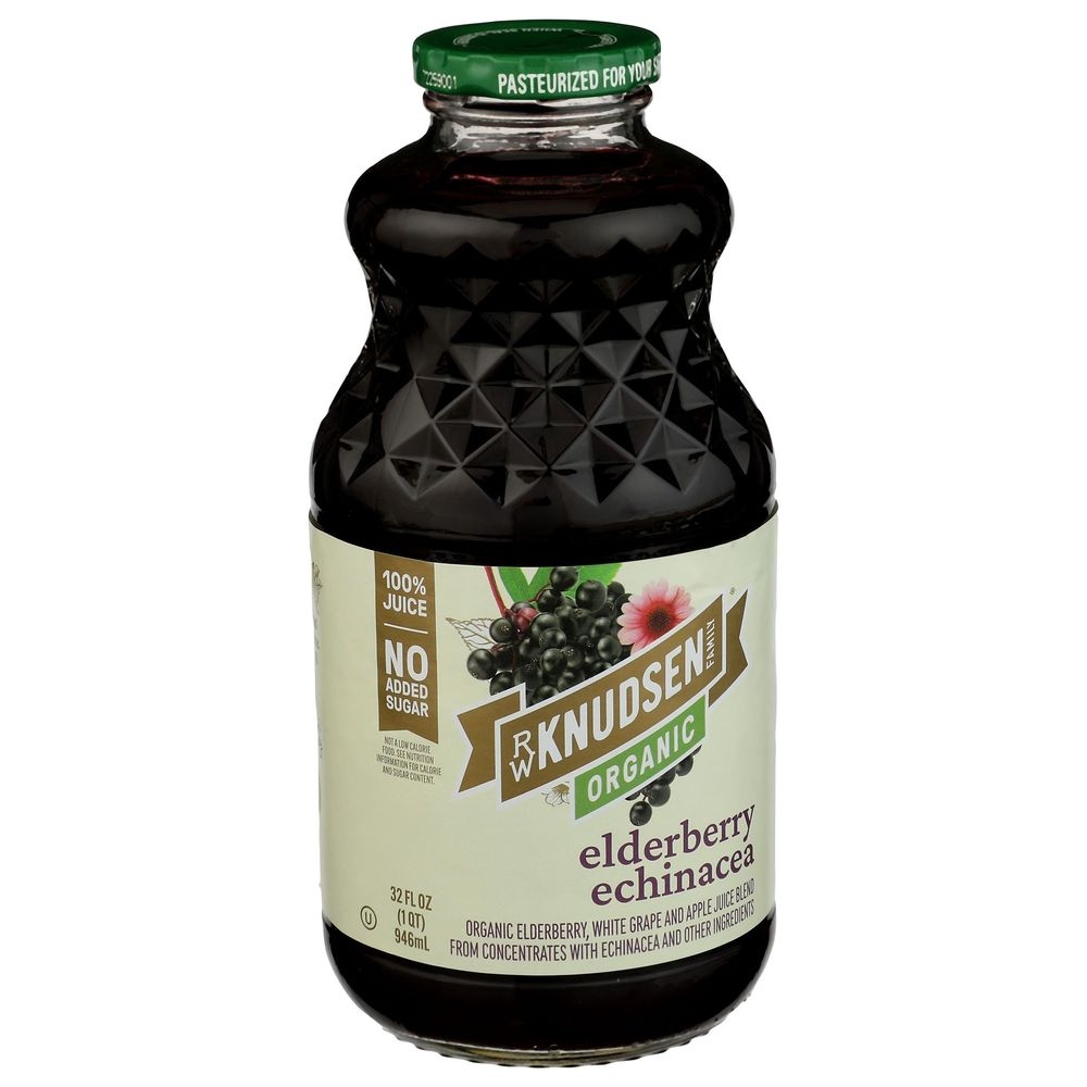 RW Knudsen Organic Elderberry Juice, 32 Fluid Ounce -- 6 per case