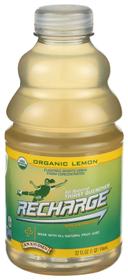 R.W. Knudsen Recharge Organic Lemon Juice, 32 Fluid Ounce -- 6 per case