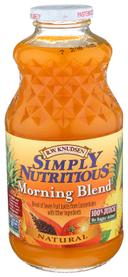R.W. Knudsen Simply Nutritious Morning Blend Juice, 32 Fluid Ounce -- 6 per case