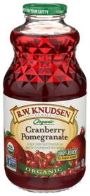 R.W. Knudsen Organic Cranberry Pomegranate Juice, 32 Fluid Ounce -- 6 per case