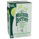 Maison Perrier 11.15 Ounce Lime Sparkling Water, 8 count -- 3 per case
