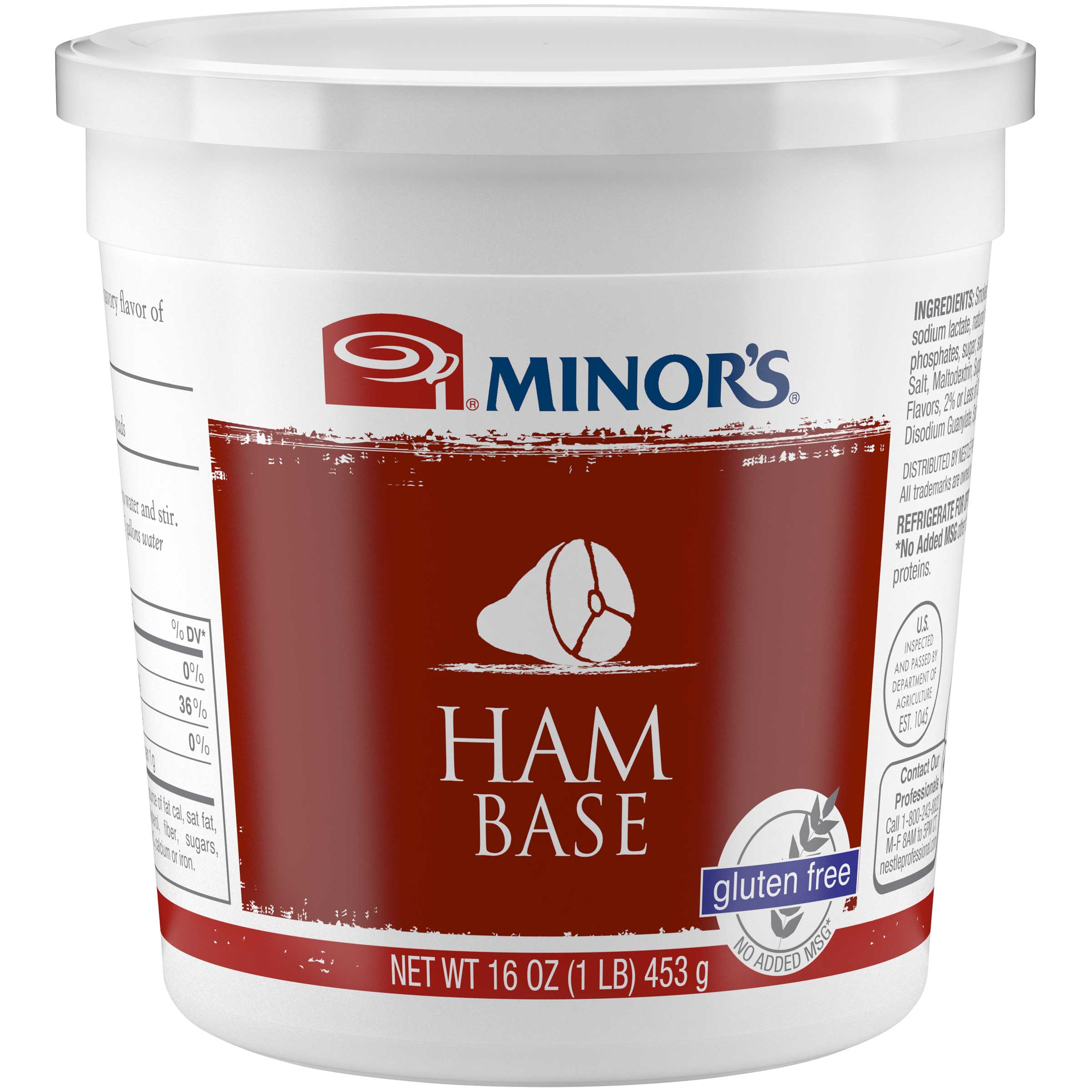 Minor's No Added Msg Ham Base, 1 Pound -- 6 Per Case
