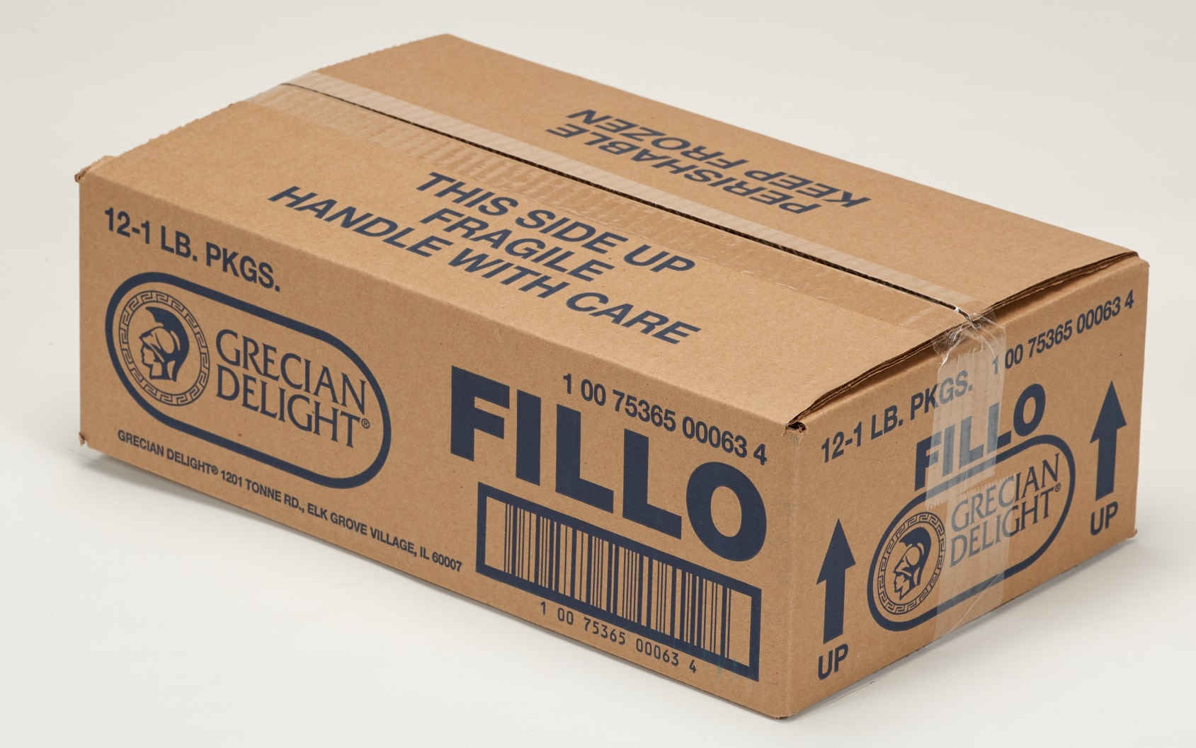 Grecian Delight Fillo Dough, 1 Pound -- 12 per case.