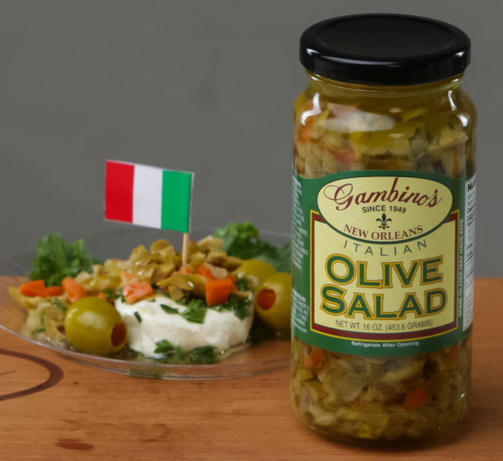 Gambinos Jalapeno Olive Salad, 16 Fluid Ounce -- 6 per case.