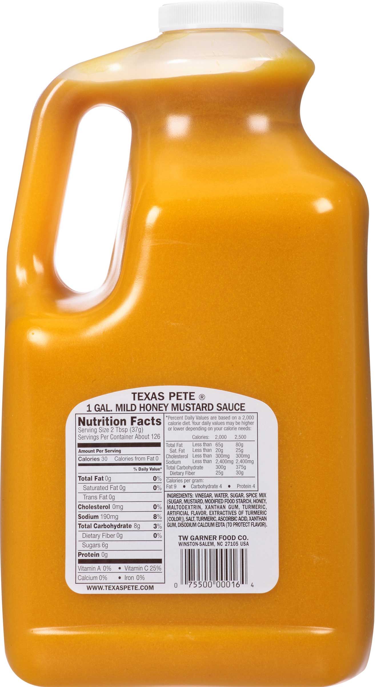 Texas Pete Honey Mustard Sauce, 1 Gallon -- 4 Per Case