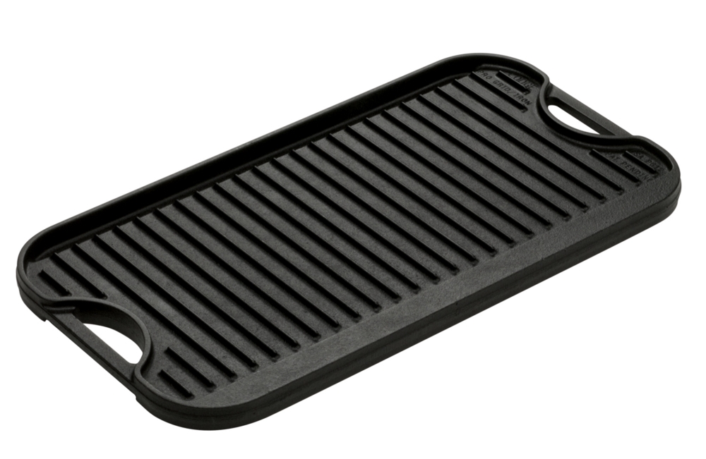 Lodge Cast Iron Reversible Grill Griddle, 20 x 10.44 inch.