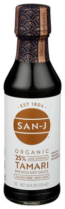 San J Organic Tamari Soy Sauce, 10 Ounce -- 6 per case