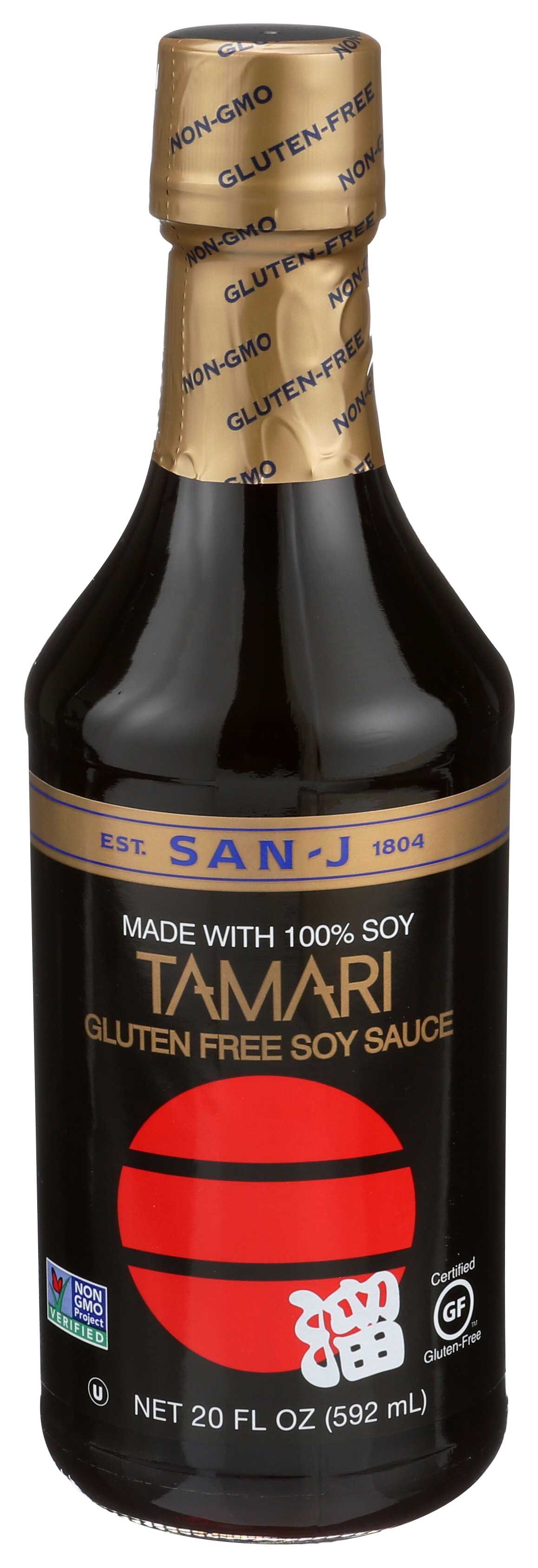 San-j Traditional Brew Tamari, 20 Ounce -- 6 Per Case