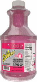 Sqwincher Strawberry Lemonade Liquid Concentrate, 64 Fluid Ounce -- 6 per case.