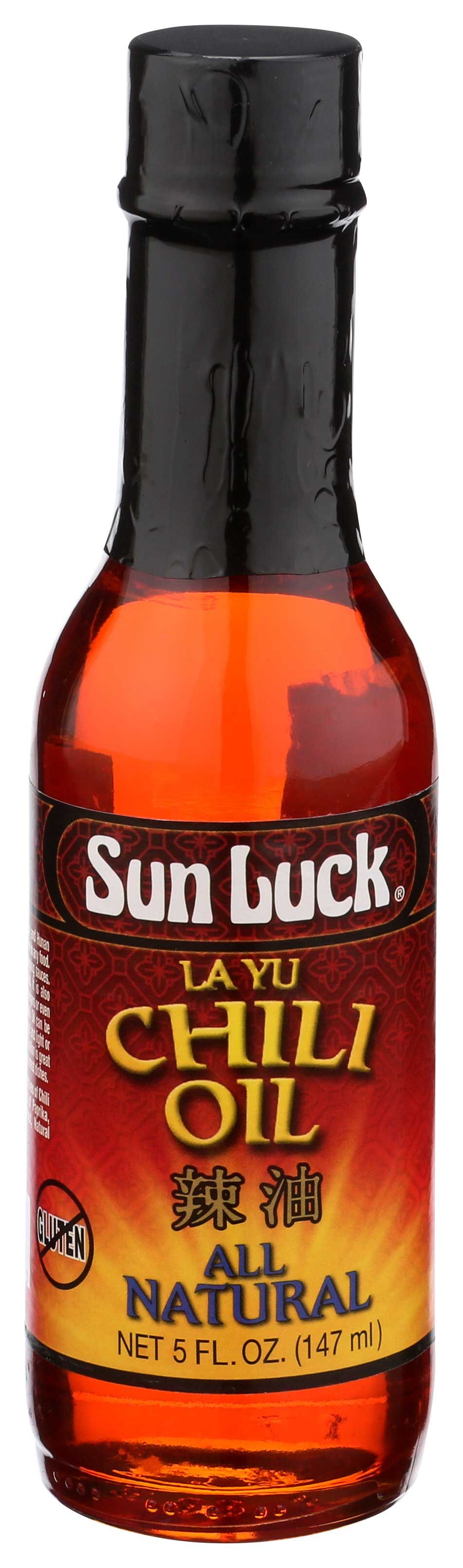 Sun Luck Hot Chili Oil, 5 Ounce -- 12 Per Case