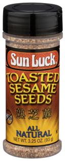 Sun Luck All Natural Toasted Sesame Seeds, 3.25 Ounce -- 6 per case
