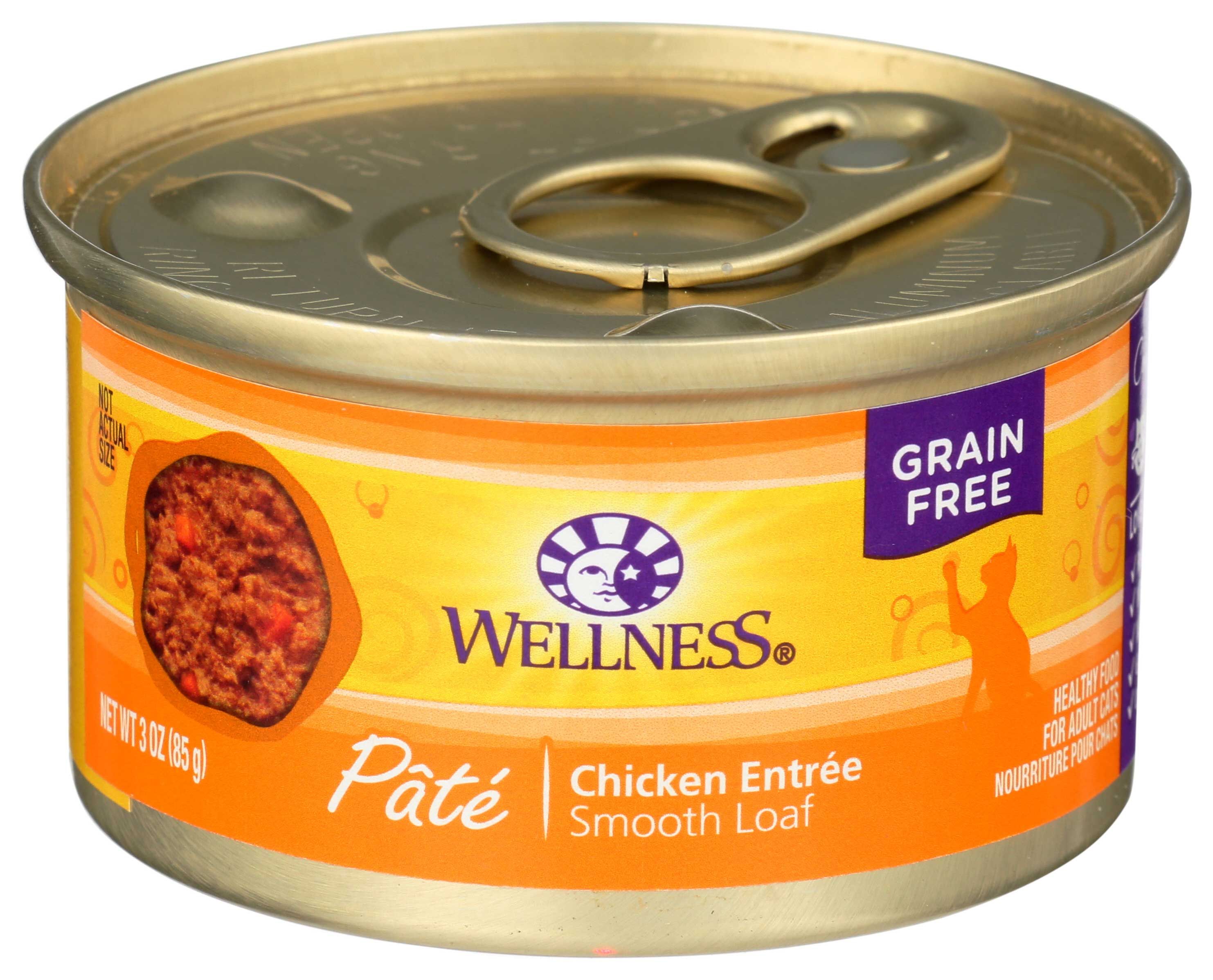 Wellness Chicken Formula Canned Cat Food, 3 Ounce -- 24 Per Case