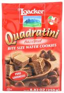 Loacker Quadratini Hazelnut Wafer Cookies, 8.82 Ounce -- 6 per case