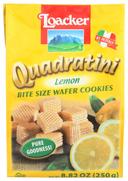 Loacker Quadratini Cube Lemon Wafer, 8.83 Ounce -- 6 per case