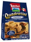 Loacker Quadratini Chocolate Bite Size Wafer Cookie, 8.82 Ounce -- 6 per case