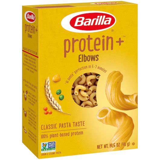Barilla Protein Plus Elbow Pasta, 14.5 Ounce -- 12 per case
