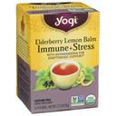Yogi Organic Elderberry Lemon Balm Immune Plus Stress Tea, 16 tea bags -- 6 per case