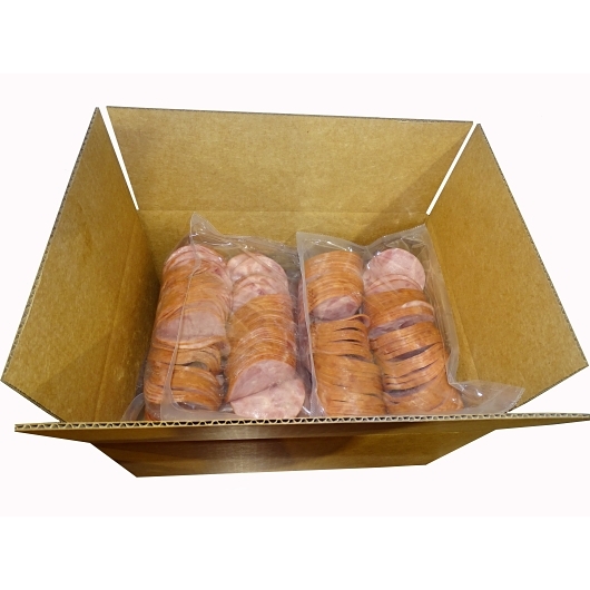 Rose Packing Fully Cooked Chunked And Formed Canadian Bacon, 5 Pound -- 4 per case