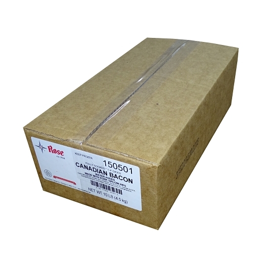 Rose Packing Fully Cooked Canadian Bacon with Sirloin Hips, 10 Pound