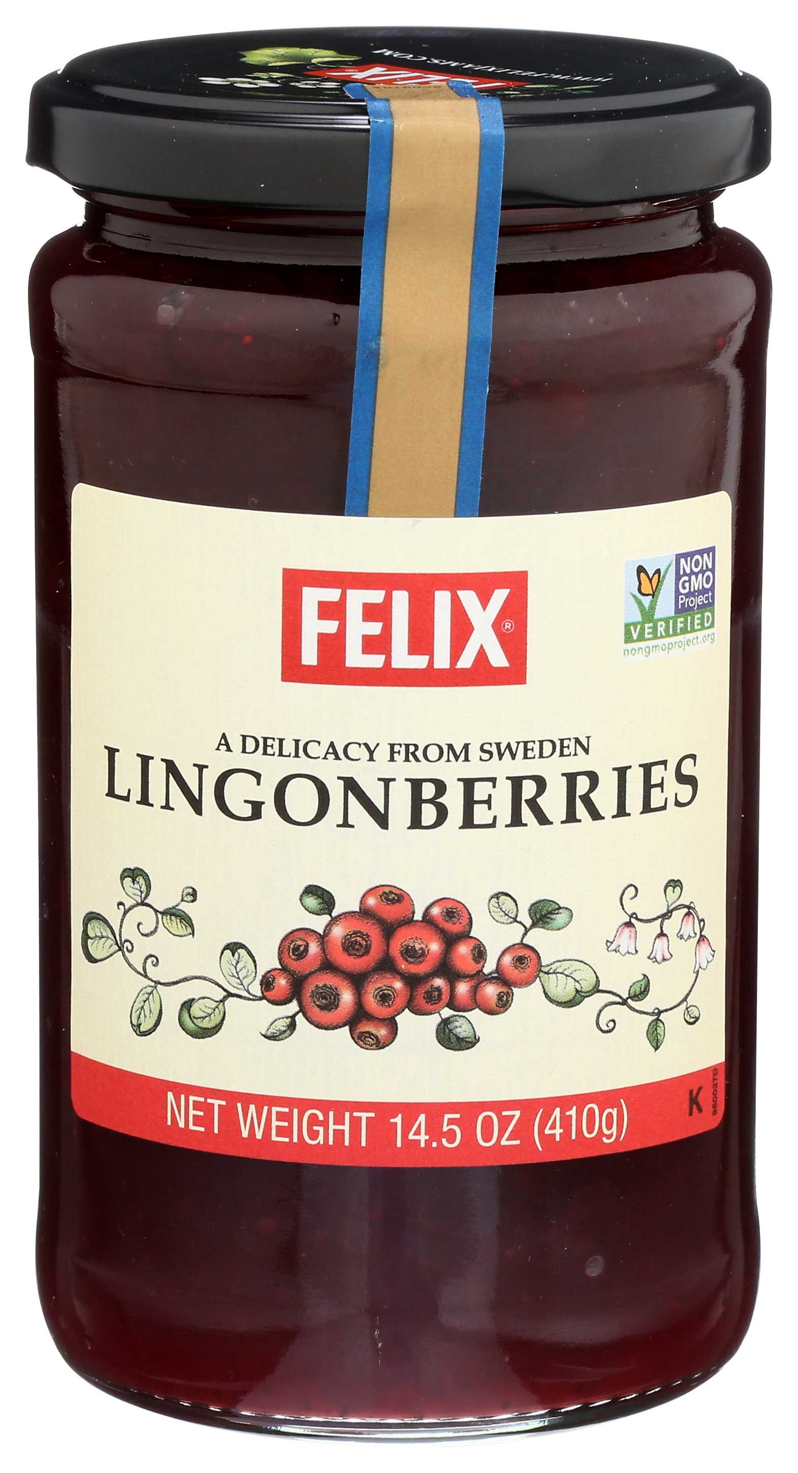 Felix Lingonberry Fruits, 14.5 Ounce -- 8 Per Case
