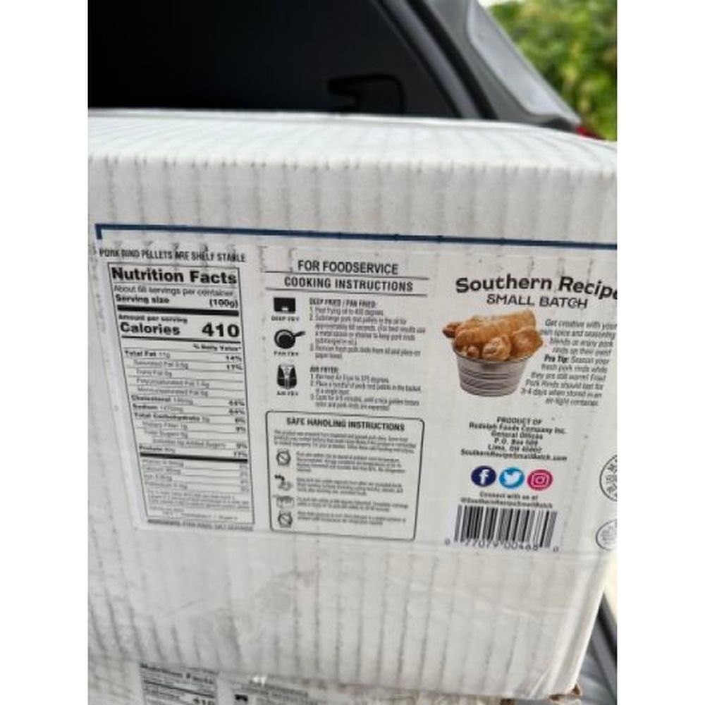 Southern Recipe Small Batch Pork Rind Pellets, 15 Pound