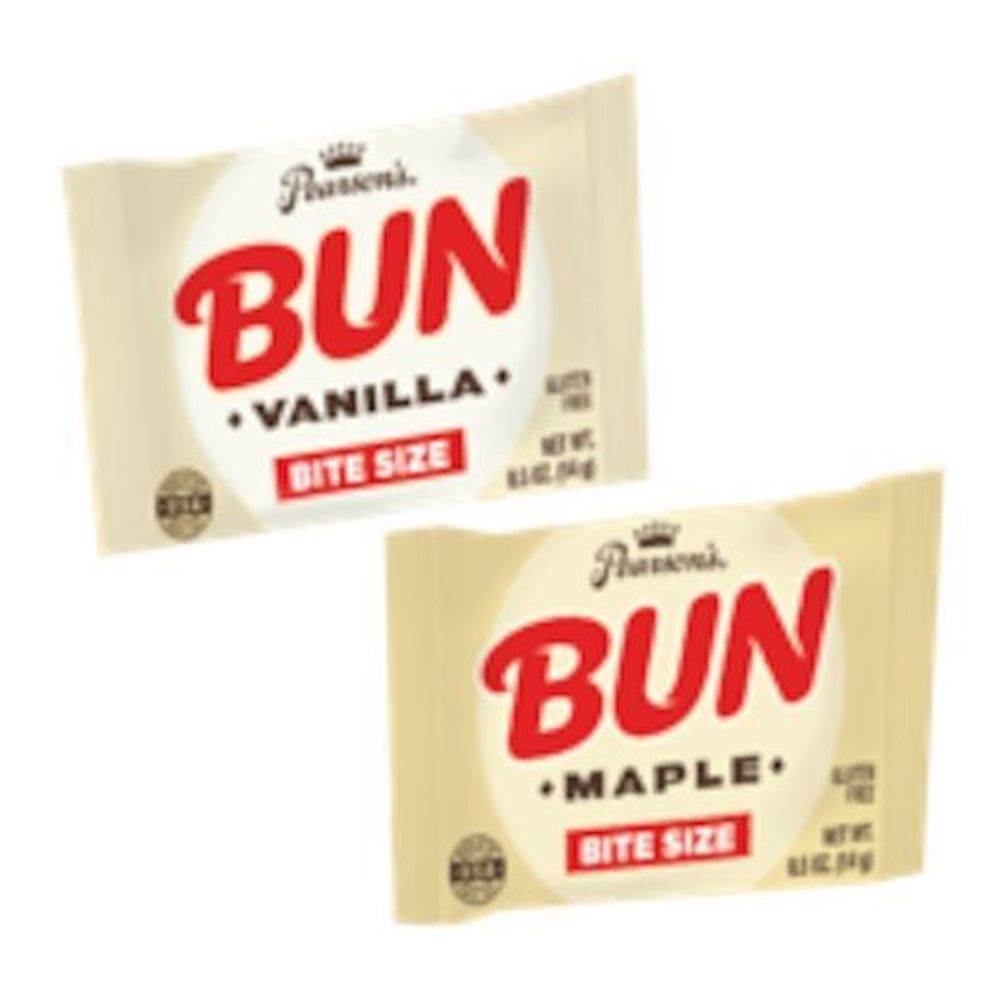 Pearsons Maple Vanilla Bun Bar - Bagged Variety, 9 Ounce -- 12 per case