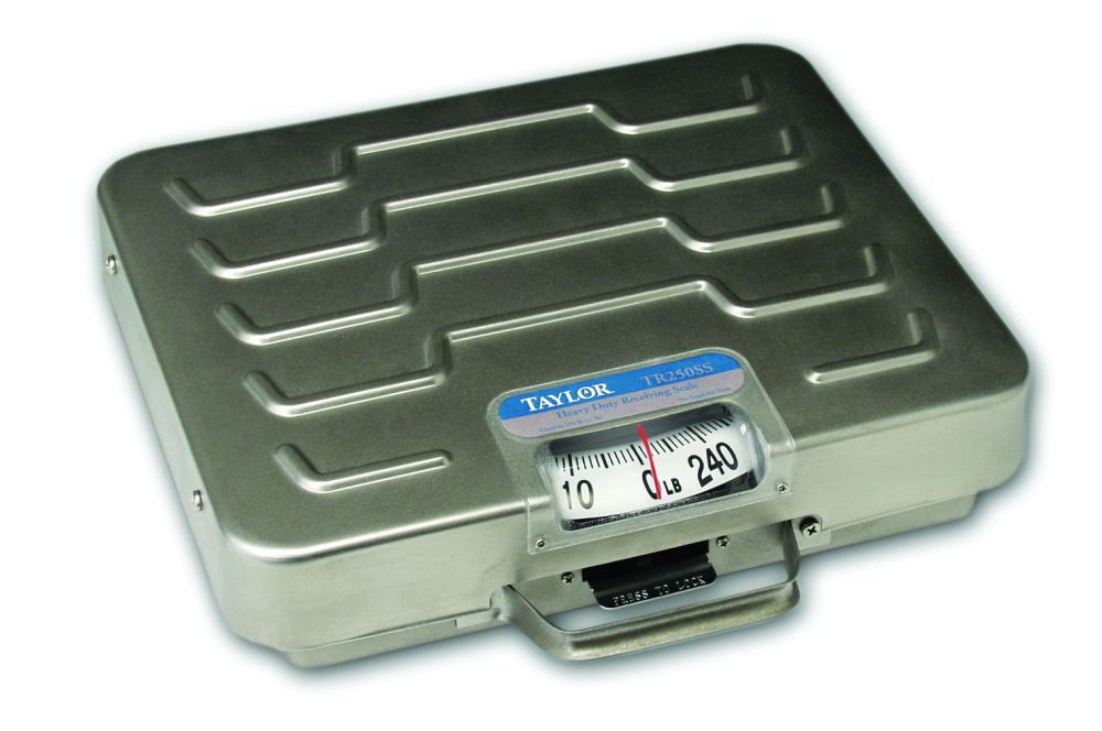 Taylor Heavy Duty Analog Receiving Scale, 4.38 X 15.13 X 14.5 Inch