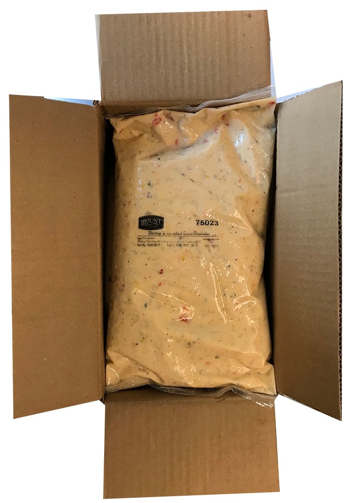 Blount Shrimp and Roasted Corn Chowder, 4 Pound -- 4 per case