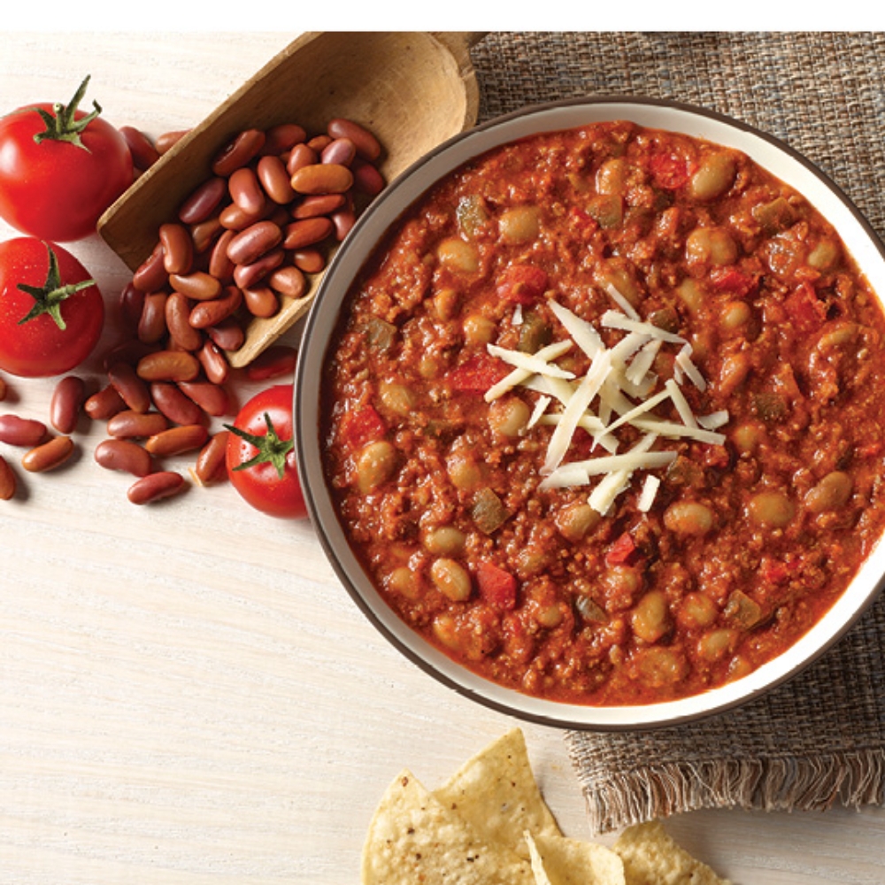 Blount Fine Foods Beef Chili with Beans - 4 lb. package, 4 per case