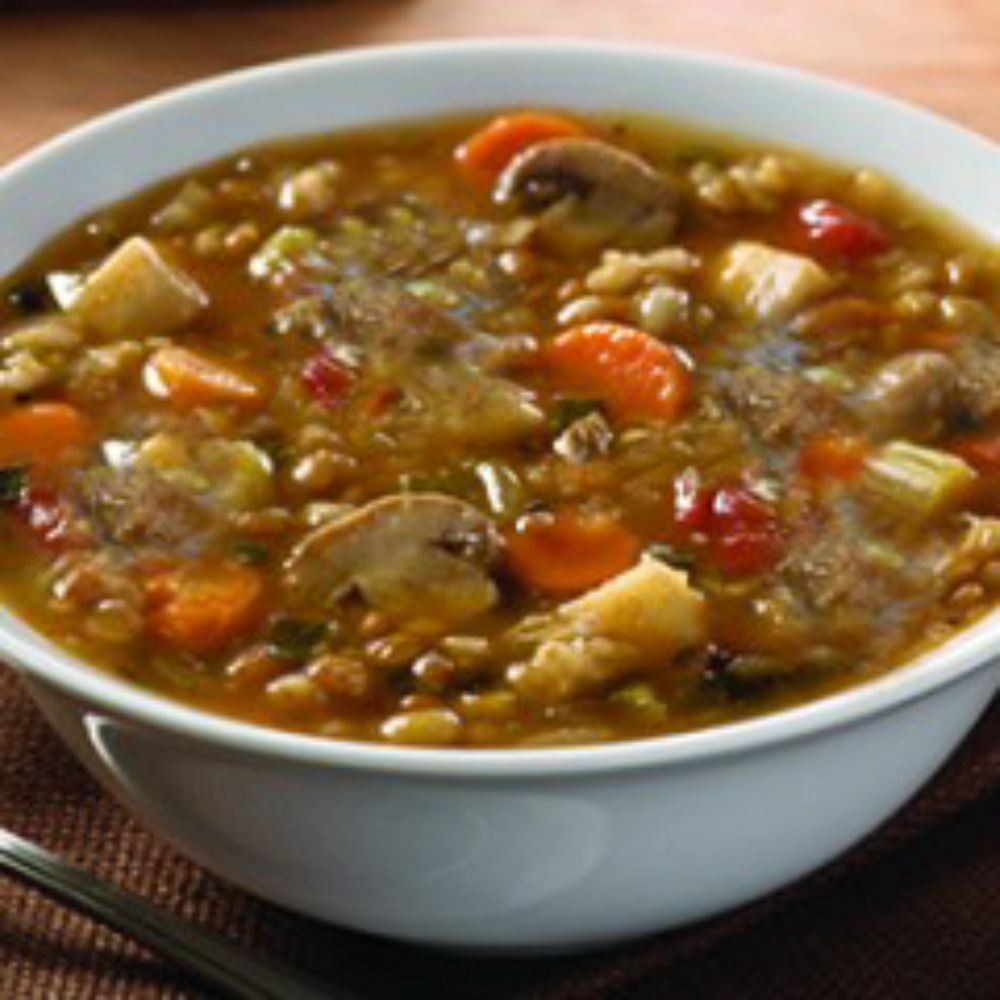 Blount Fine Foods Beef And Barley Soup, 4 Pound -- 4 Per Case