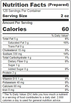 Ledos Fresh Alfredo Sauce, 4 Pound -- 4 per case